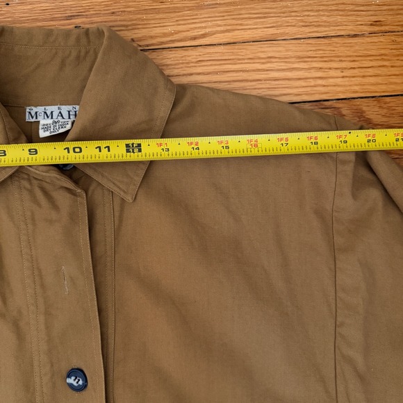 Vintage Trench style Cotton Chore Jacket Women Size Med: boho, heritage, utility - Picture 8 of 10